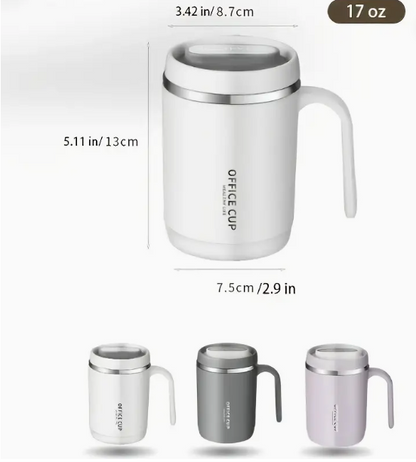Large Capacity Water Cup With Straw And Lid White