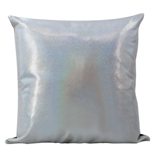 Silver Glitter Cushion Cover - 40 x 40